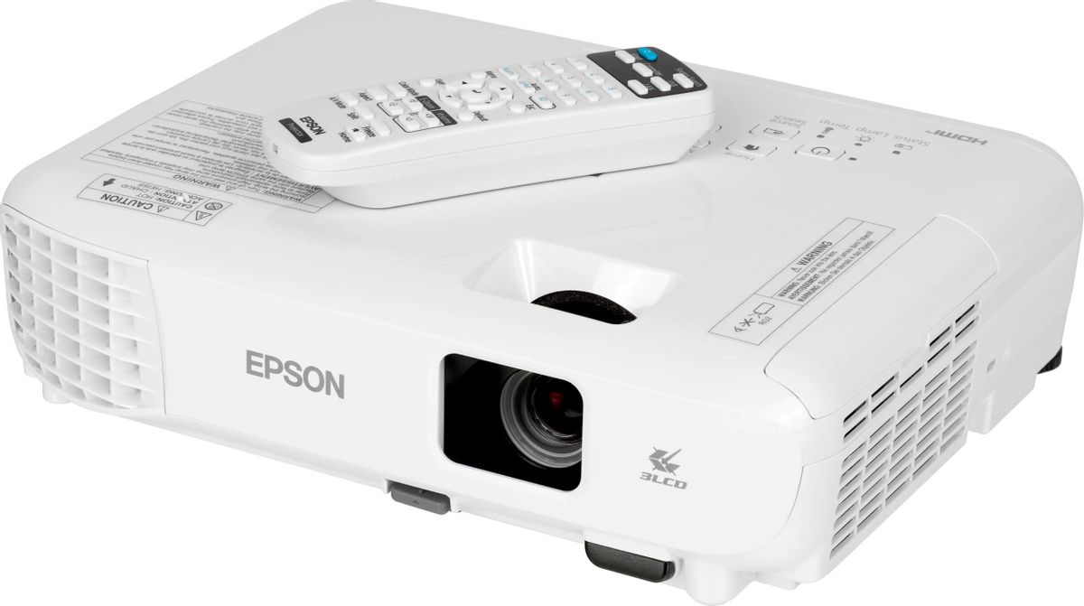 Проектор Epson EB-E01,  белый [v11h971052]